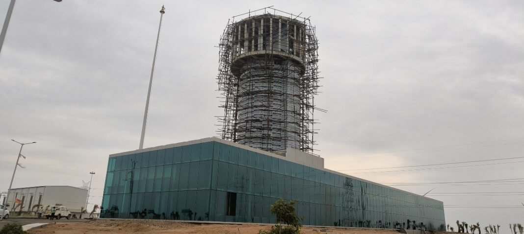 Constructing Adani Green Energy's Control Command Centre Control Command Centre, Adani Green Energy, renewable energy, innovation, structural design, Tata Structura, seismic zone, circular tower, steel sections, fabrication, sustainability, infrastructure