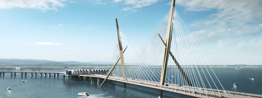 Versova-Bandra Sea Link 15% Construction Complete Versova-Bandra Sea Link (VBSL), MSRDC (Maharashtra State Road Development Corporation), connectivity, Mumbai's west coast, construction progress, transportation, infrastructure development, travel time reduction, congestion alleviation, engineering techniques.
