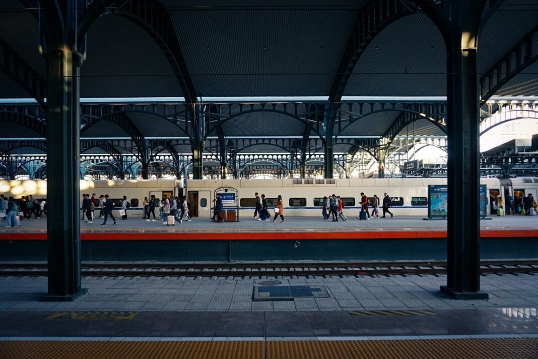 New Ashok Nagar RRTS Station, Delhi-Ghaziabad-Meerut RRTS, track-laying, trial runs, National Capital Region Transport Corporation (NCRTC), Regional Rapid Transit System, economic growth, sustainable infrastructure, green initiatives, metro stations, connectivity