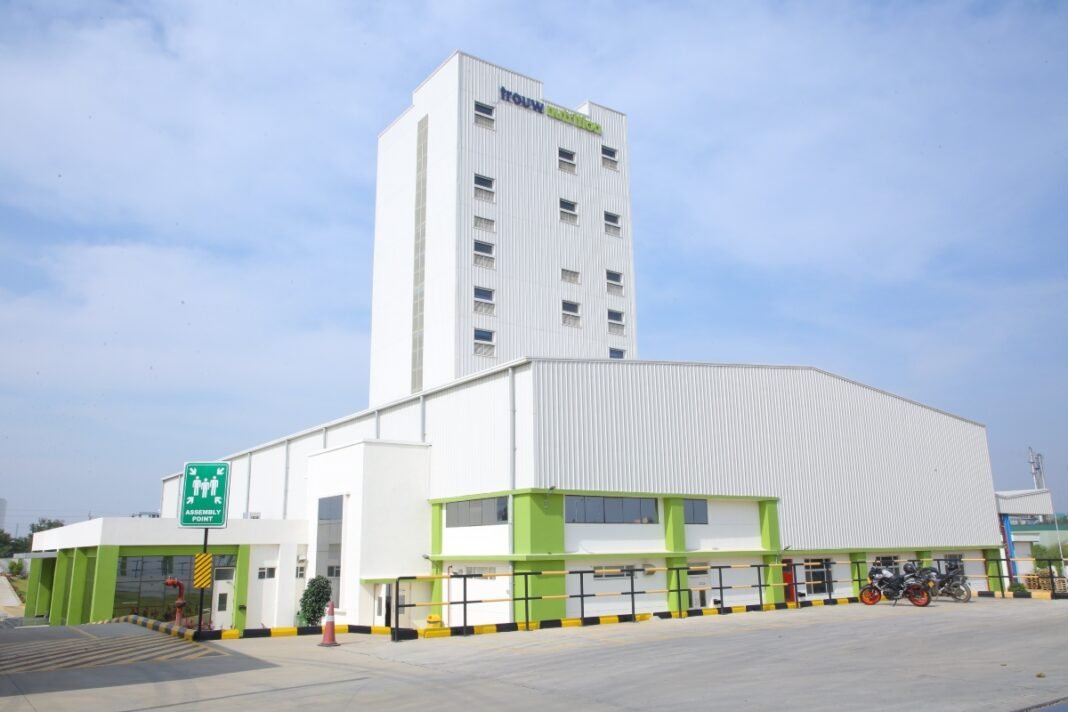 cover story - 2 PEB plant, Multi-storey innovation, Industrial construction, Efficient space use, Pre-engineered buildings, Vertical expansion, Structural engineering, Seismic resilience, High-rise PEB, Innovative fabrication, Logistics management, Industrial design revolution