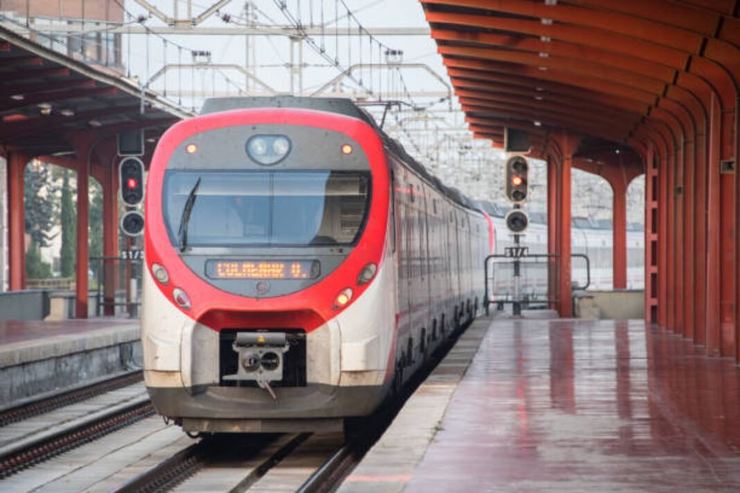 A regional train in a railroad station in Madrid, Spain Pune Metro, Phase 1 Extension, Rs. 2,954 Crore, Urban Transportation, Connectivity, Sustainable Development, Economic Activity, Infrastructure Modernisation, Urban Mobility.