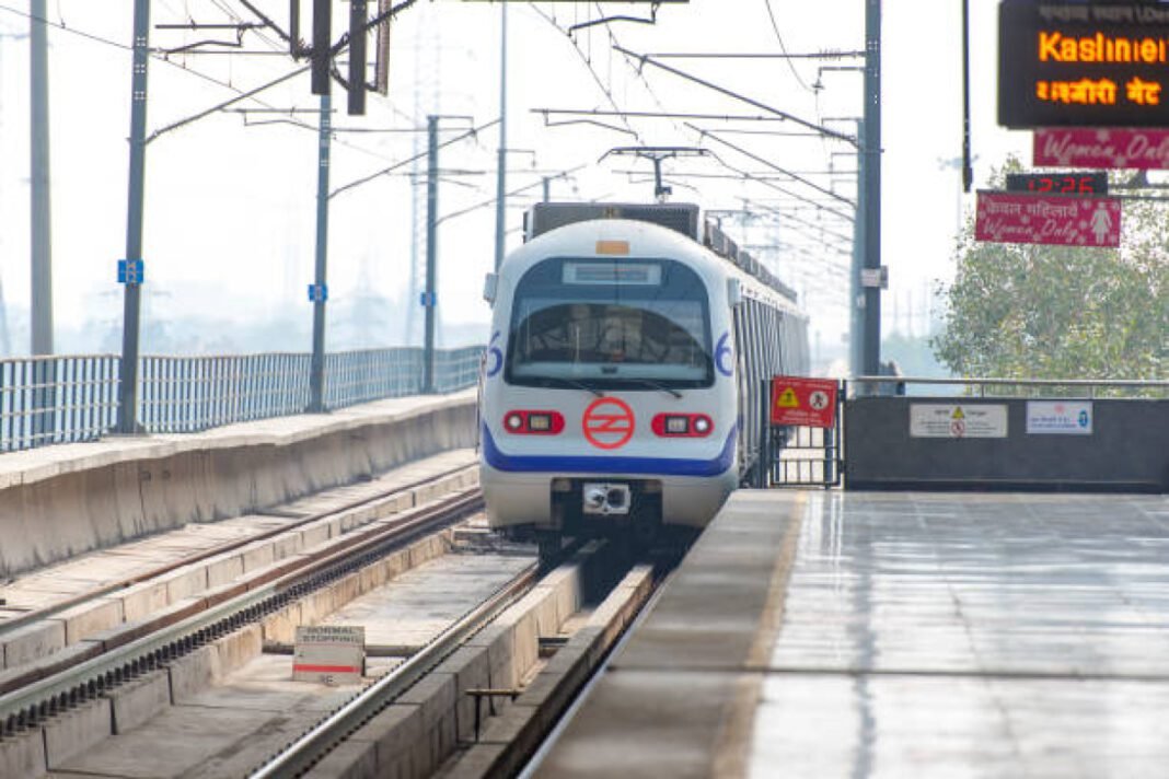 Mumbai Metro Line-9, Rahee Infratech, track work, standard gauge rails, MMRDA, Leena Powertech Engineers, transit network, infrastructure development.