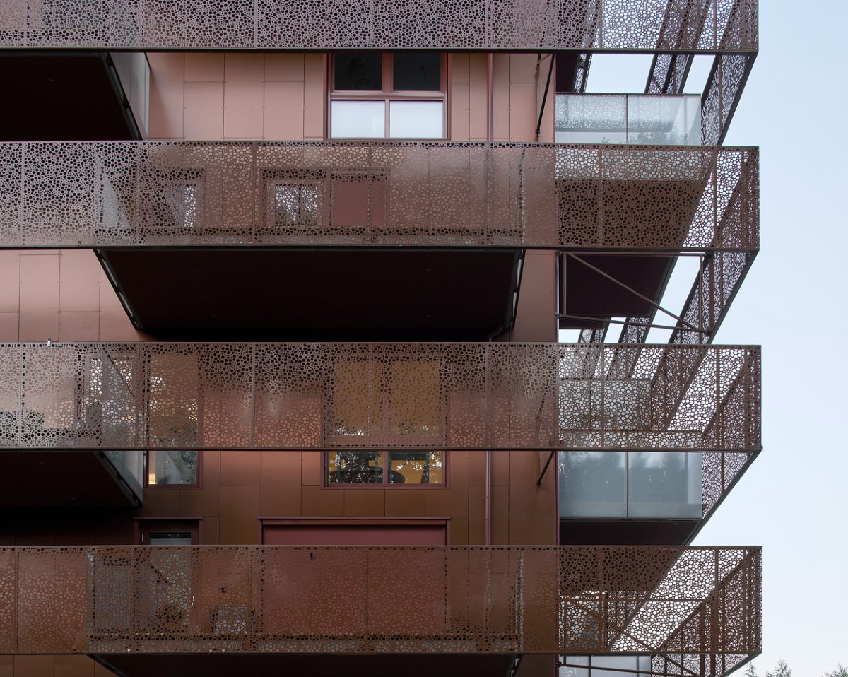 Lantern Apartments, Reiulf Ramstad Arkitekter, urban renewal, Ski, Norway, copper-clad tower, residential architecture, modern design, sustainable design, modern neighbourhood development
