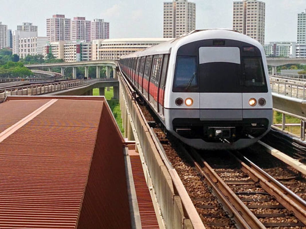 Singapore, commuter train, Singapore Mass Rapid Transit (SMRT). Bangalore Metro, Pink Line, BEML Limited, J P Nagar IVth Phase, Metro Phase-3, Architectural Work, Bangalore Metro Expansion.