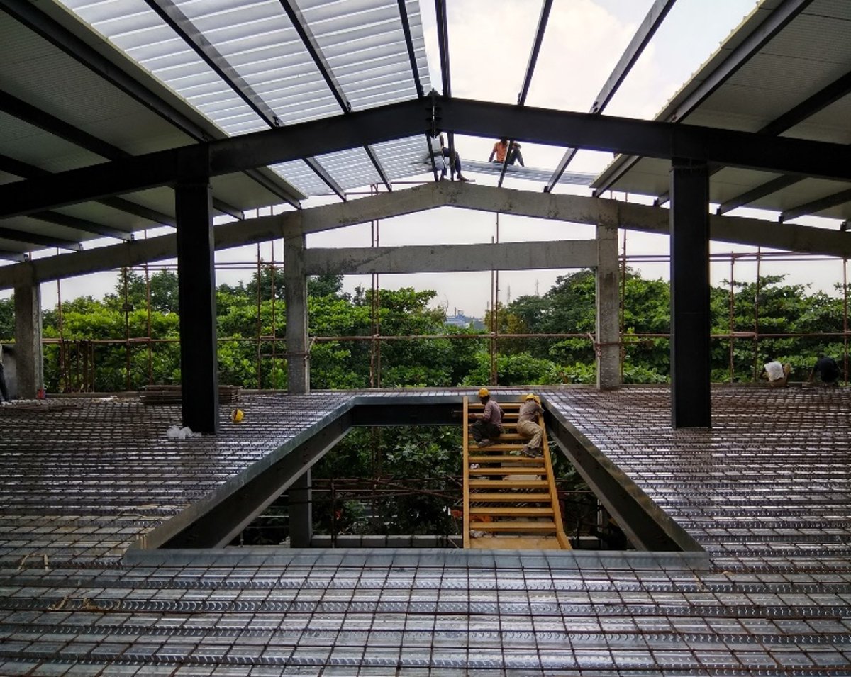 REC IDEA Factory, sustainable architecture, modern academic spaces, collaborative design, steel framework, natural light, eco-friendly materials, Rajalakshmi Engineering College, Architecture Plus Value, adaptive design, energy efficiency, innovative campus architecture