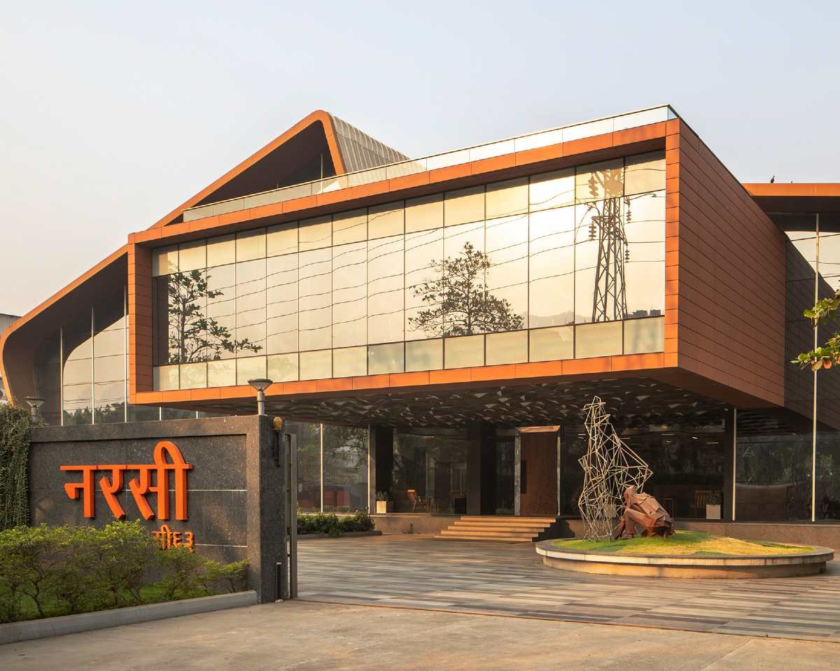 Factory Reset project, Navi Mumbai factory, sustainable architecture, steel construction, PEB structures, industrial redesign, furniture manufacturing, ergonomic furniture facility, prefabricated steel, Raagin Karman, Tata Structura steel, energy-efficient design, RCC transformation, modern factory design