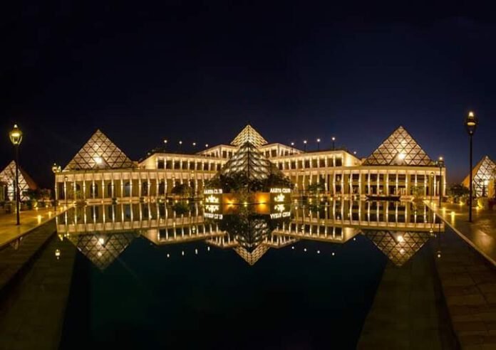 Geometry Meets Grandeur: Aarya Club's Architectural Marvel